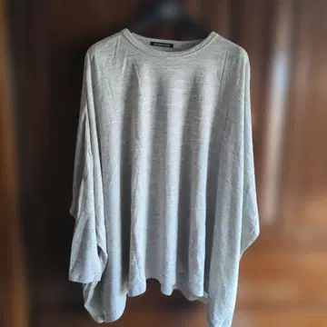 mizuiro ind 얇은 소재 울 긴팔 니트