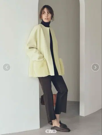 Mila Owen 미라 오웬 그레이 데님 밑단 디자인 0 사이즈