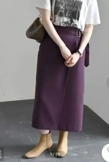 SHIPS 카란시엘 랩스커트 40