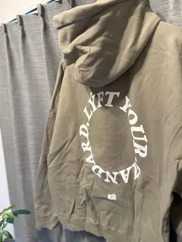 LYFT 후드 맨투맨 카키 XL