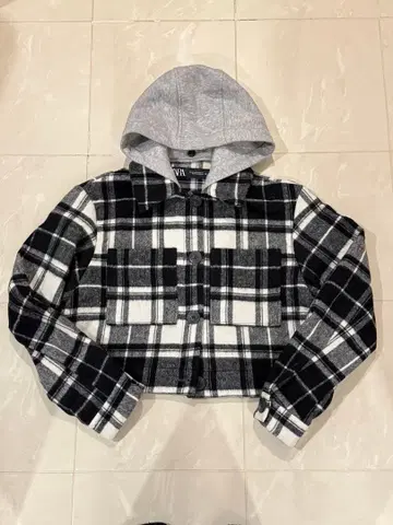 ZARA 자라 크롭 울 자켓