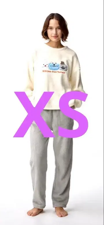 GU 퍼펫 스 마쉬멜로우 느낌 라운지 세트 XS