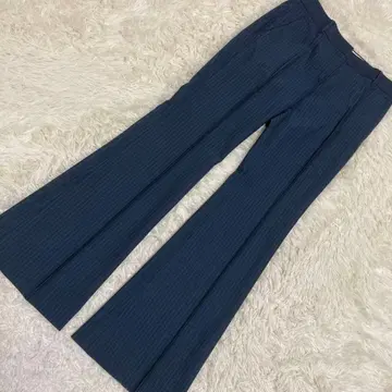 테리 슬랙스 네이비 2 스트라이프 오피스 깔끔 수트