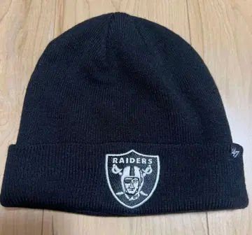 새상품급 47 Raiders 레이더스 니트 캡 비니 블랙 NFL