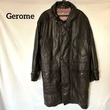 Gerome 제롬 램 가죽 L 블랙 스페인산