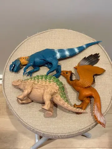 안도코 데아고스티니 공룡 피규어 3개 세트