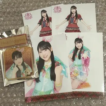 AKB48 마루야마 히나타 2연 아크링 키링 브로마이드 무도관