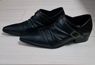 블랙 가죽 구두 드레스 슈즈