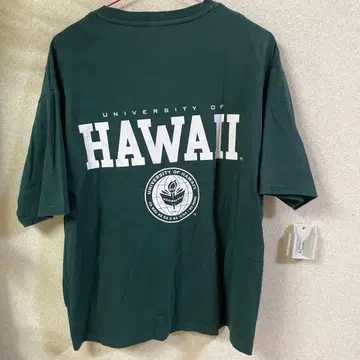 Hawaii 대학 T셔츠 다크 그린