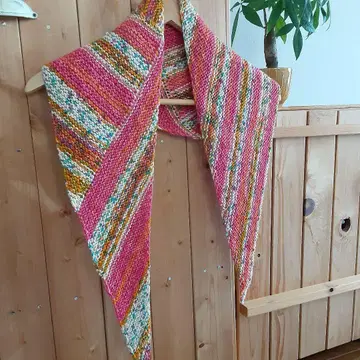 손뜨개질 오팔 털실 삼각형 숄