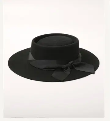 SENSI STUDIO 블랙 울 펠트 햇