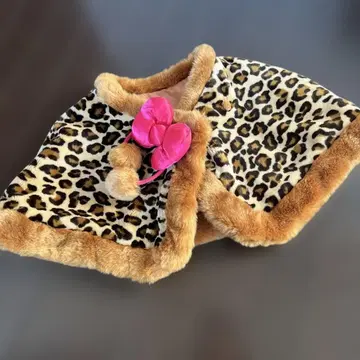 디즈니 미니 레오파드 무늬 케이프