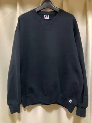 90s USA russell 맨투맨 블랙 XL