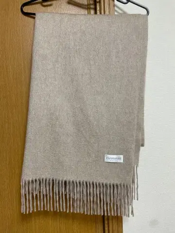 캐시미어 100% 베이지 머플러 시착만 한 상품 남성용 여성용