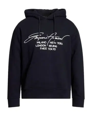 [ 택 포함 새상품 ] 엠포리오 아르마니 브랜드 로고 맨투맨 후드티