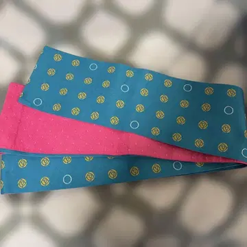 화학 섬유 장미 패턴 반폭 오비 리버서블