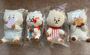 제일복권 BT21 RJ 봉제 인형 4종 세트