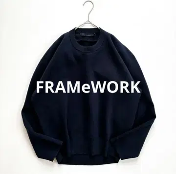 프레임워크 FRAMeWORK 백 형태 니트 풀오버
