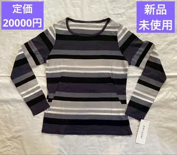 미사용 새상품 택 포함 자라 스트라이프 긴팔 T셔츠 울 고급