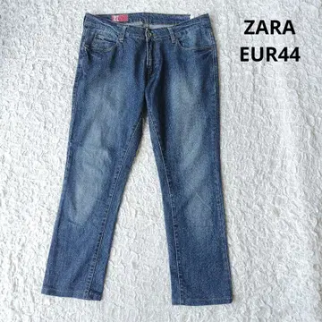 [ 자라진 ] ZARA 데님 팬츠 청바지 인디고 블루 EUR44