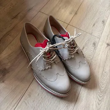 ZARA 로퍼 하트 베이지 옥스퍼드 신발