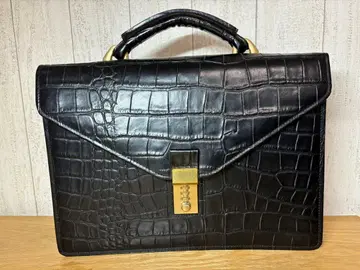 악어 가죽 비즈니스 백 (Made in Japan)