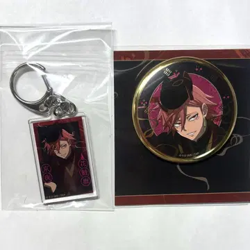 도겐안키 애니메이트 카페 오이란자카 쿄야 아크릴 키링 & 캔뱃지