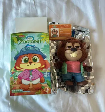 [ 상하이 ] MINISO 주토피아2 니블스 봉제 인형 키링