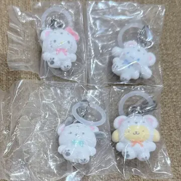 산리오 포근포근 스노우 메지루시 액세서리 4종