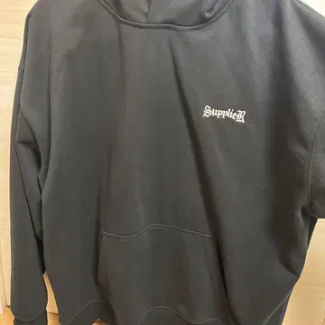 SupplieR 블랙 XXL 후드티