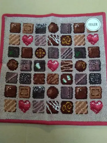 페이러 손수건 미사용 새상품 코프레도쇼콜라 베이지