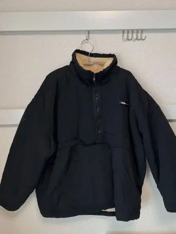 JAVA 리버서블 하프 지퍼 오버 사이즈 블루종 M 사이즈