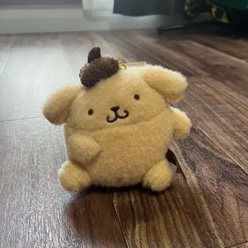 산리오 폼폼푸딩 마스코트 레트로 포즈 봉제 인형 키링 한정판