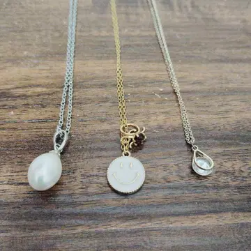 목걸이 3세트 실버 골드