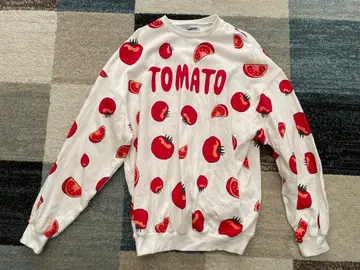 punyus 토마토 프린트 맨투맨