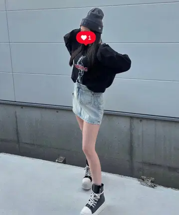 zara 빈티지 데님 미니 스커트