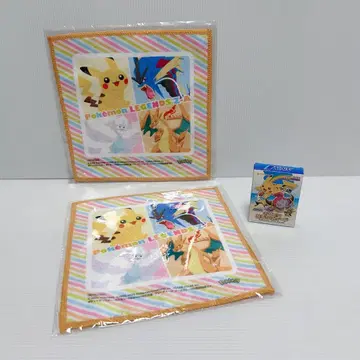 포켓몬 ANA 특제 그림 맞추기 카드 야마다점 오리지널 혜택 미니 타월