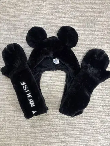 미키마우스 머플러 팬 캡