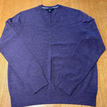 BANANA REPUBLIC 엑스트라 파인 메리노 V넥 스웨터 M