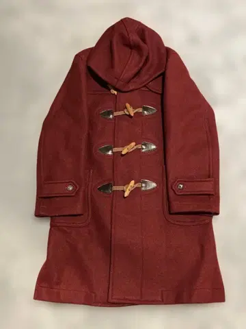 VAN JACKET 버건디 더플 코트 M