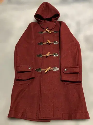 VAN JACKET 버건디 더플 코트 M