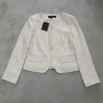 새상품 Reflect 리플렉트 라메 믹스 트위드 자켓 11호