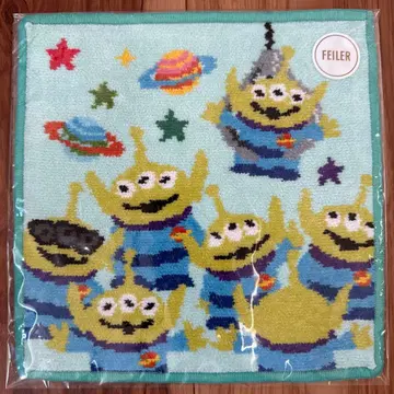 [ 미개봉 새상품 ] 페이 페이 토이 스토리 손수건 리틀 그린멘