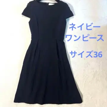 셀포드 분또 원피스 네이비 36 CELFORD 수험