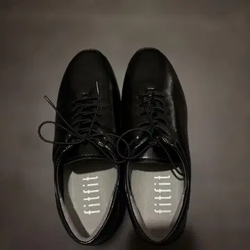 fitfit 블랙 레이스업 슈즈 [중고품] 거의 미사용