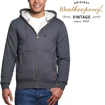 새상품 XL 코스트코 웨더프루프 보아 안감 풀 집업 후드티 그레이