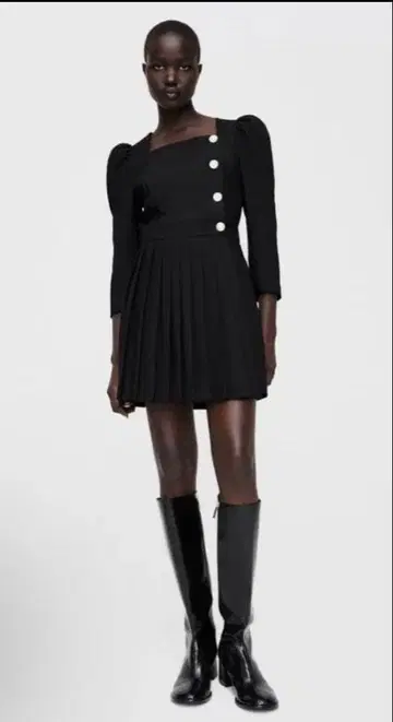 ZARA 플리츠 블레이저 원피스