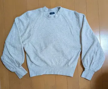 SHIPS 속기모 오가닉 코튼 래글런 맨투맨 트레이닝복