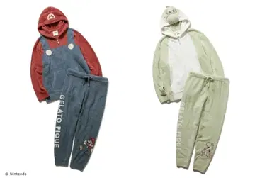 [ 새상품 ] GELATO PIQUE 마리오 콜라보 마리오 룸웨어