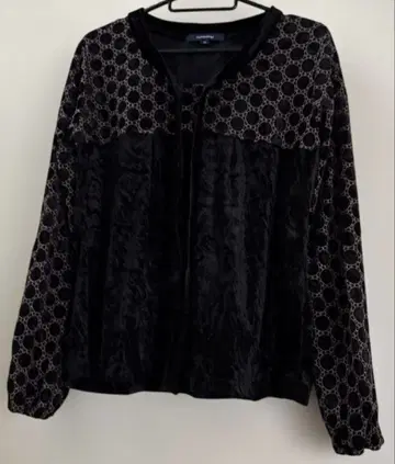 Hampstead 블랙 벨벳 셔츠 40 사이즈